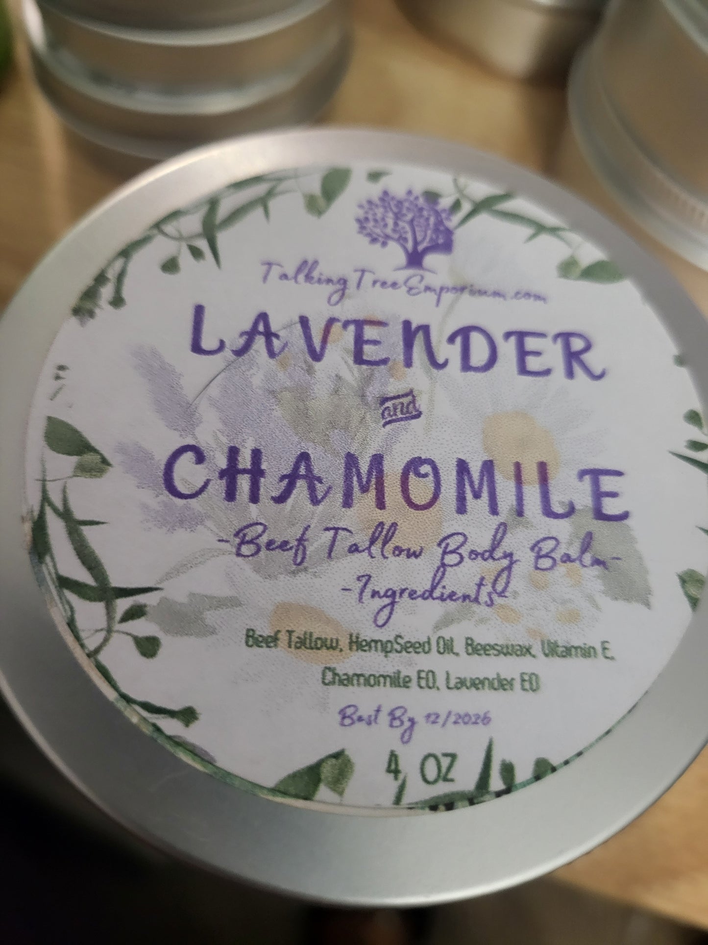 Organic Handcrafted Beef Tallow Body Balm