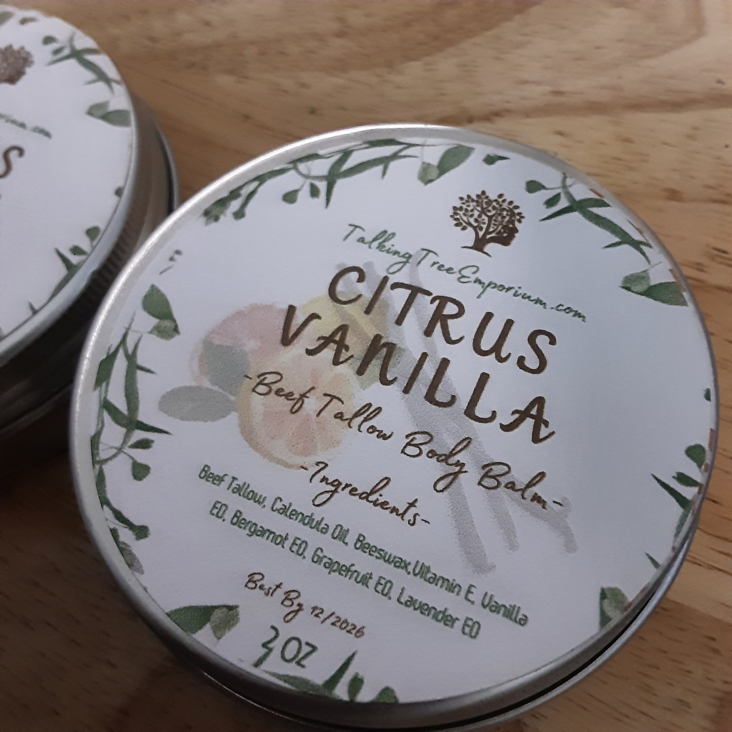Organic Handcrafted Beef Tallow Body Balm