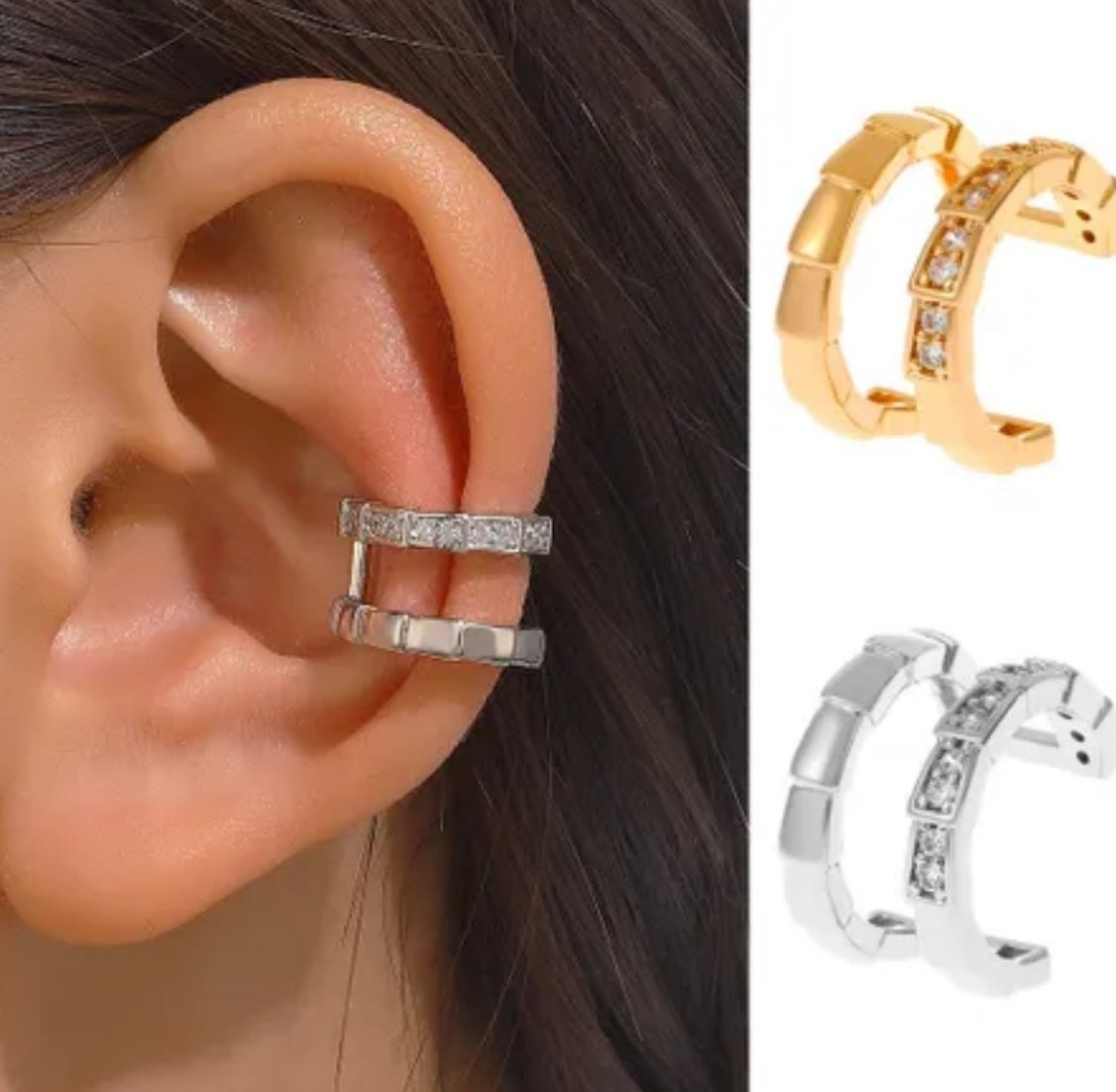 Rhinestone Ear cuffs