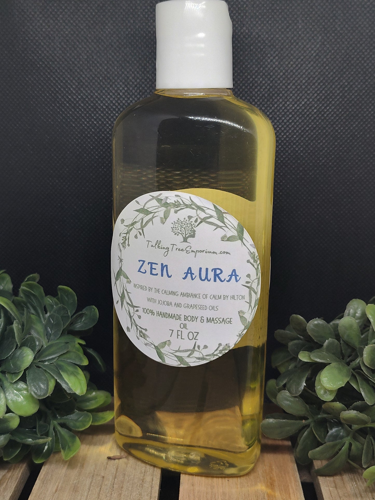 Handcrafted moisturizing body and massage oil