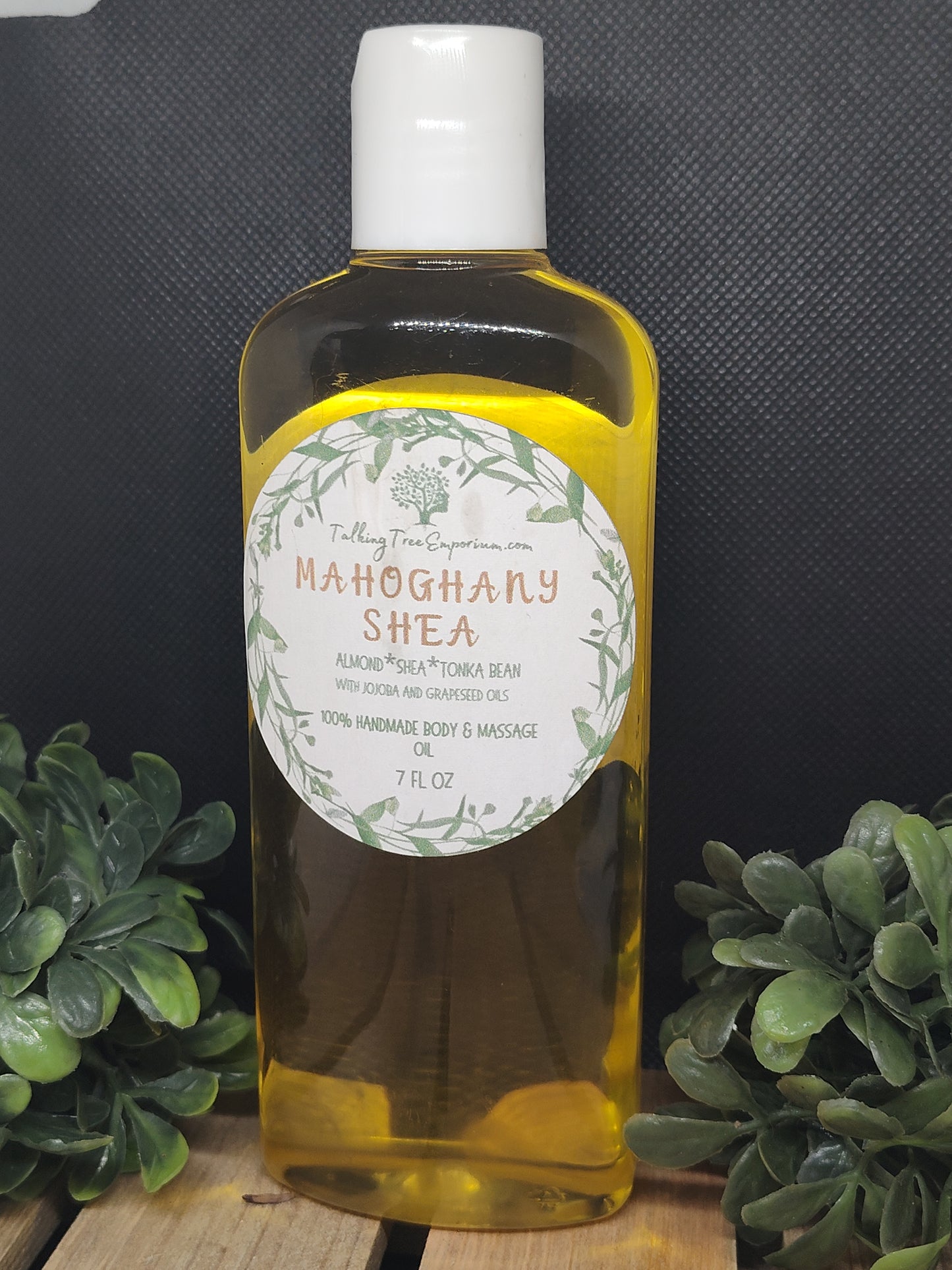 Handcrafted moisturizing body and massage oil