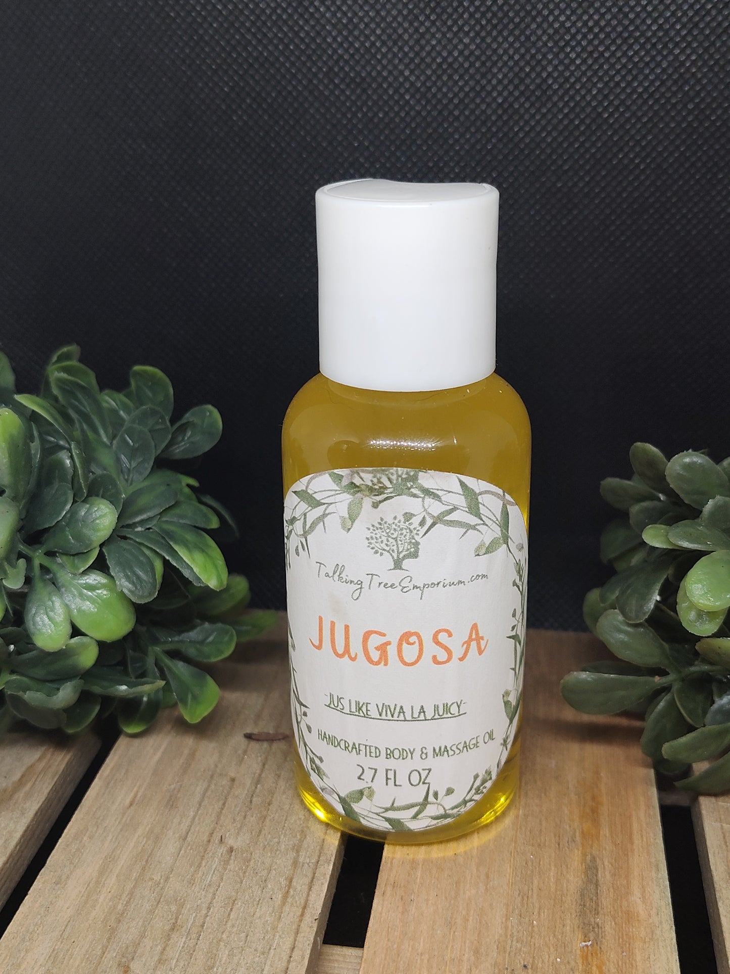 Handcrafted moisturizing body and massage oil