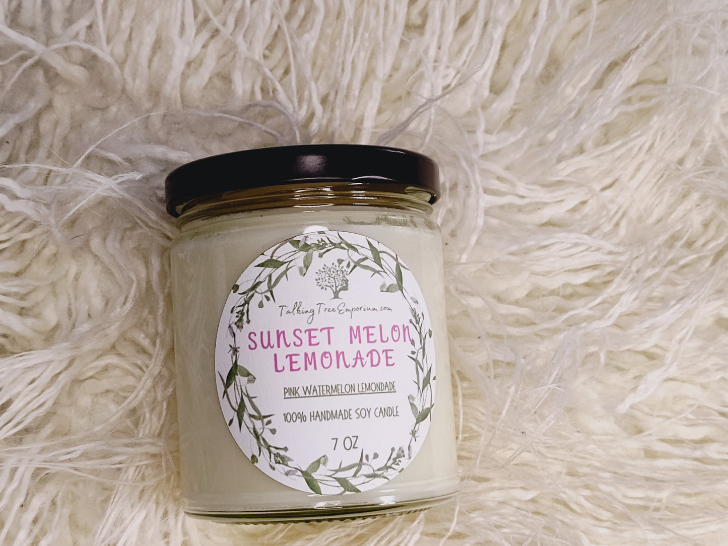 Handcrafted 7 oz 100% Soy Candles