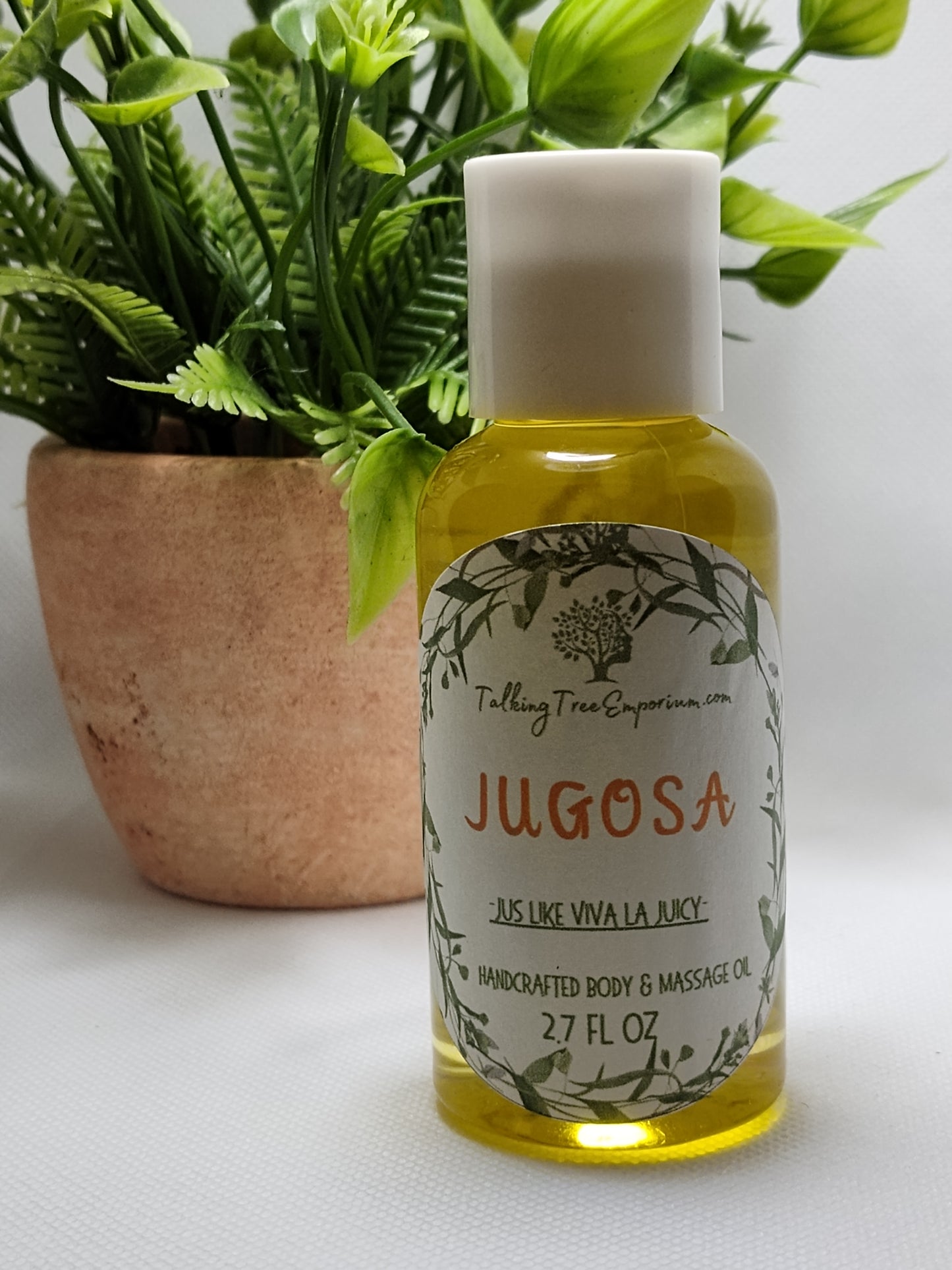 Handcrafted moisturizing body and massage oil