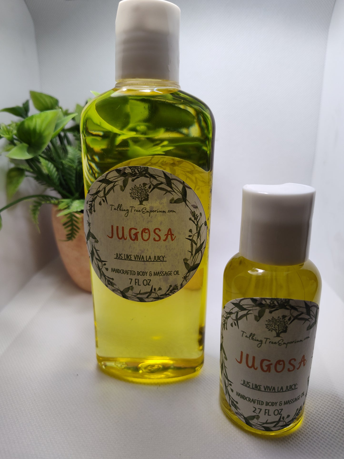 Handcrafted moisturizing body and massage oil