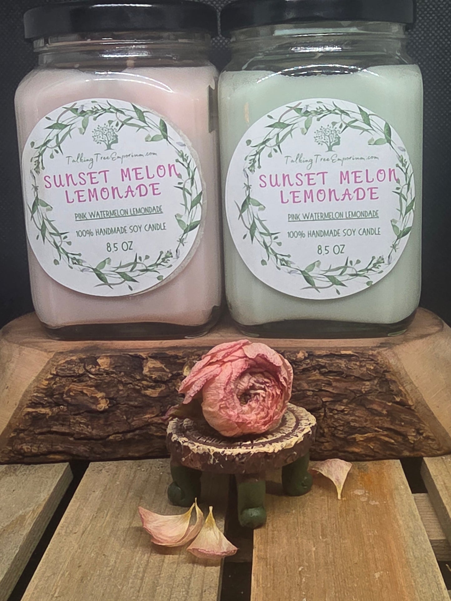 8.5 oz soy wax candles