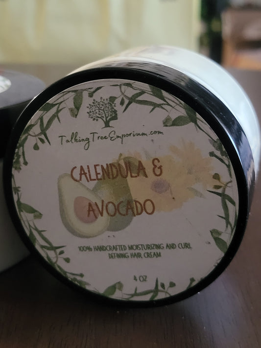 Calendula & Avocado Moisturizing Curl cream